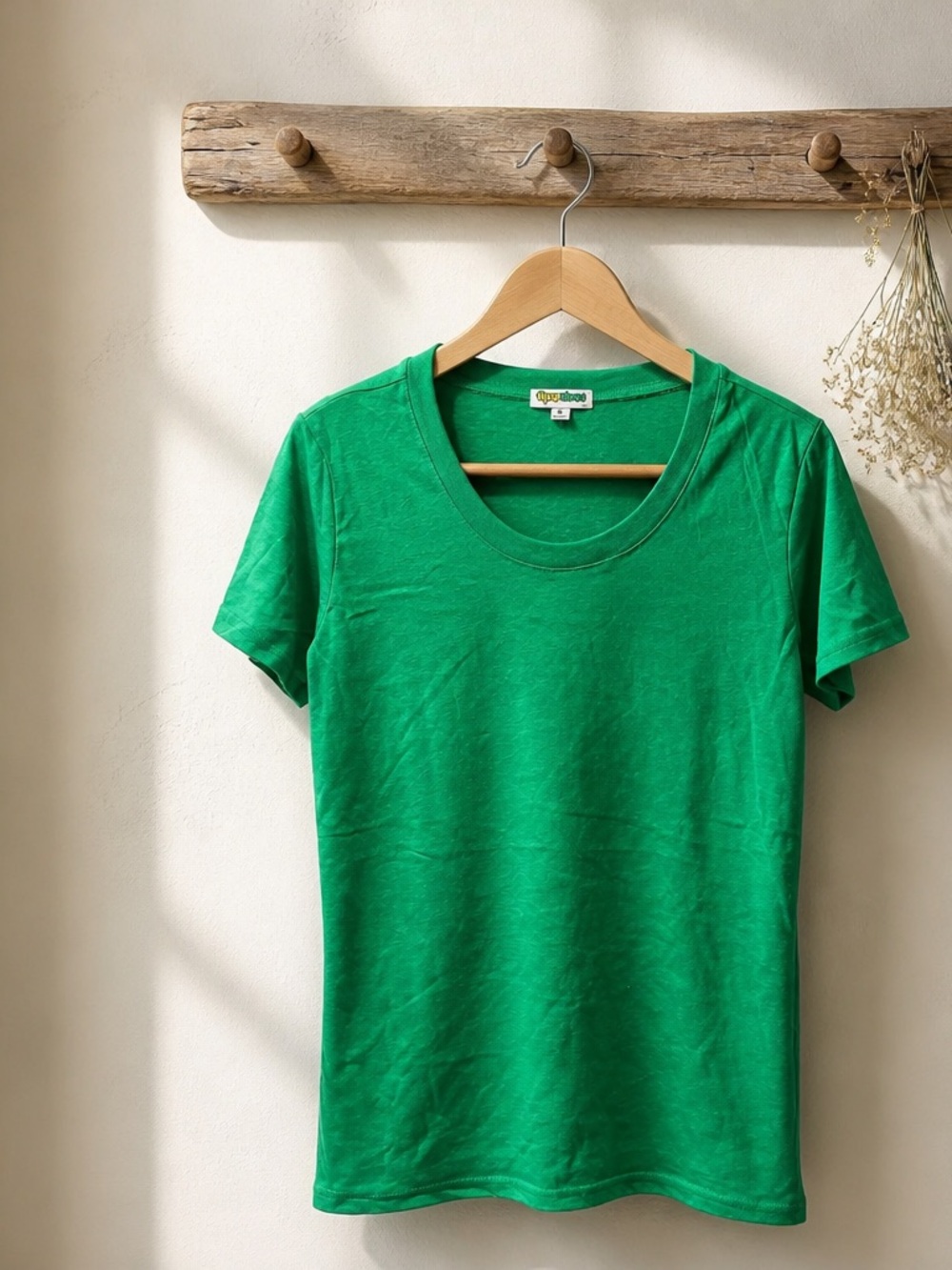 NWOT Tipsy Elves Women’s Classic Green Short Sleeve Plain Tee Shirt - Size XXS